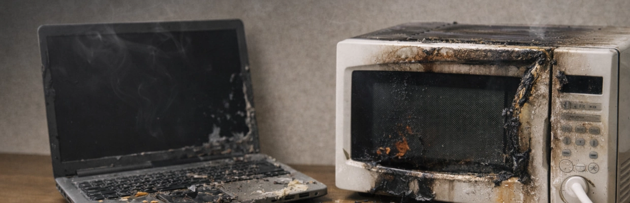 Згоріла техніка після відключень світла: хто винен і що робити