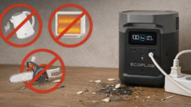 Что НЕЛЬЗЯ подключать к EcoFlow: реальные ограничения зарядных станций