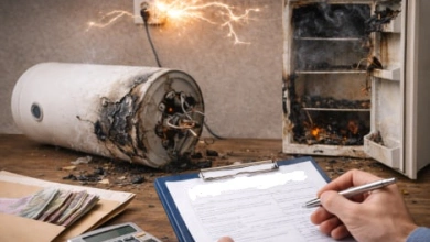 Скачок напряжения после включения света — и сгорела техника. Возможна ли компенсация и какие документы нужны?