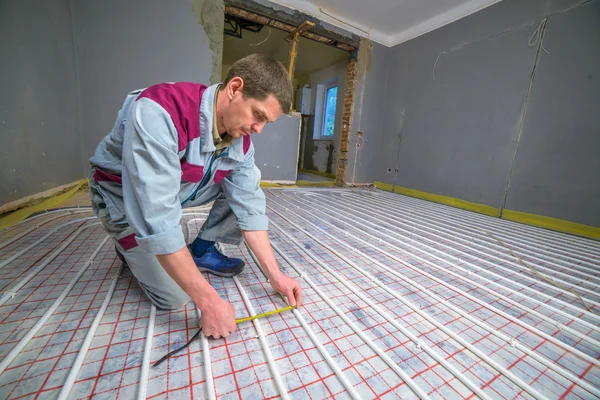 Монтаж теплого пола